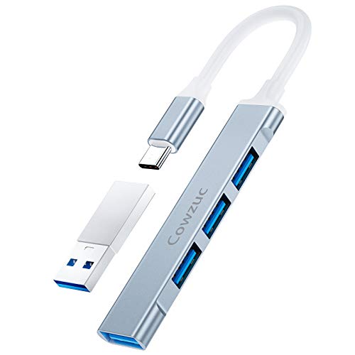 Cowzuc USB C Hub and USB to USB C Adapter