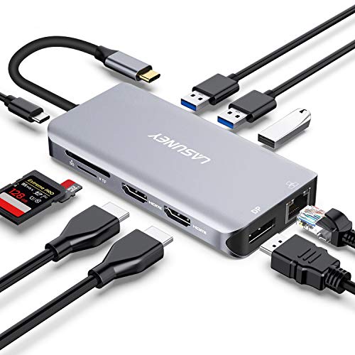 Lasuney Triple Display USB Type C HUB