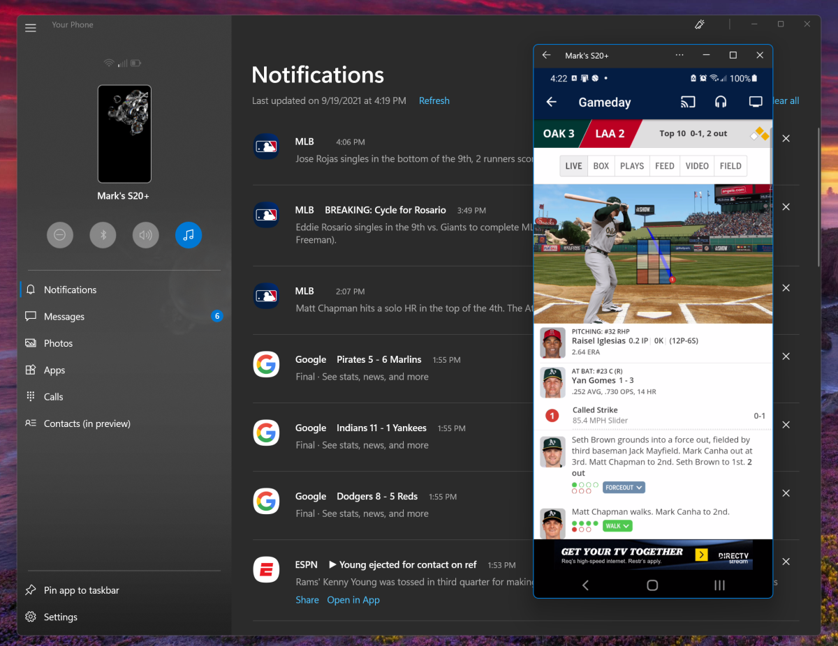 Windows 11 Your Phone Android apps
