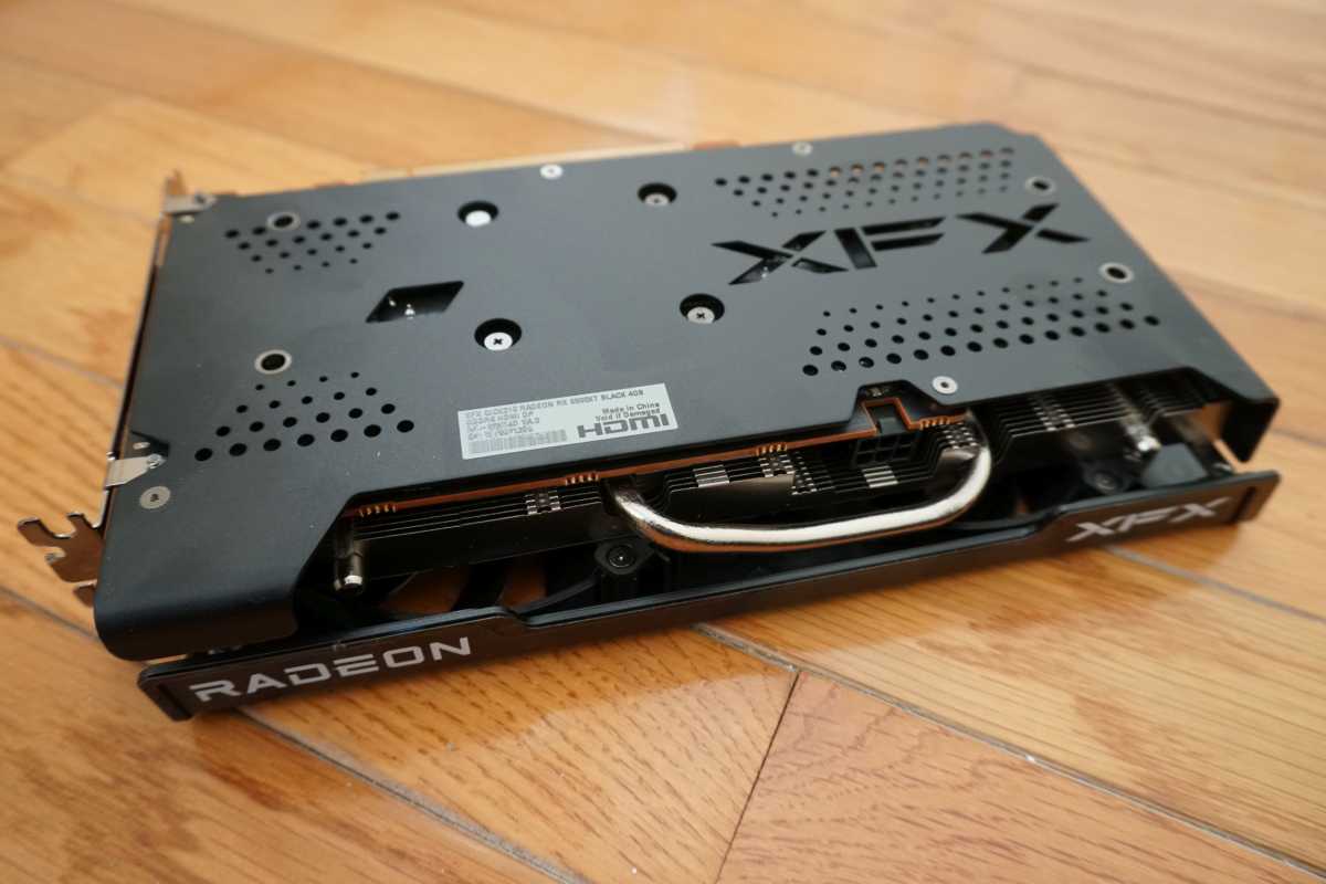 XFX Qick 210 Radeon RX 6500 XT backplate