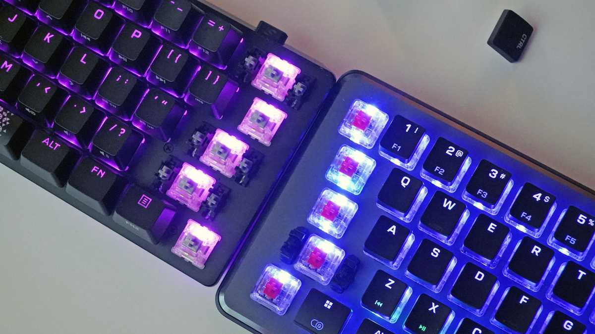 Roccat Vulcan II Mini vs Corsair keyboard