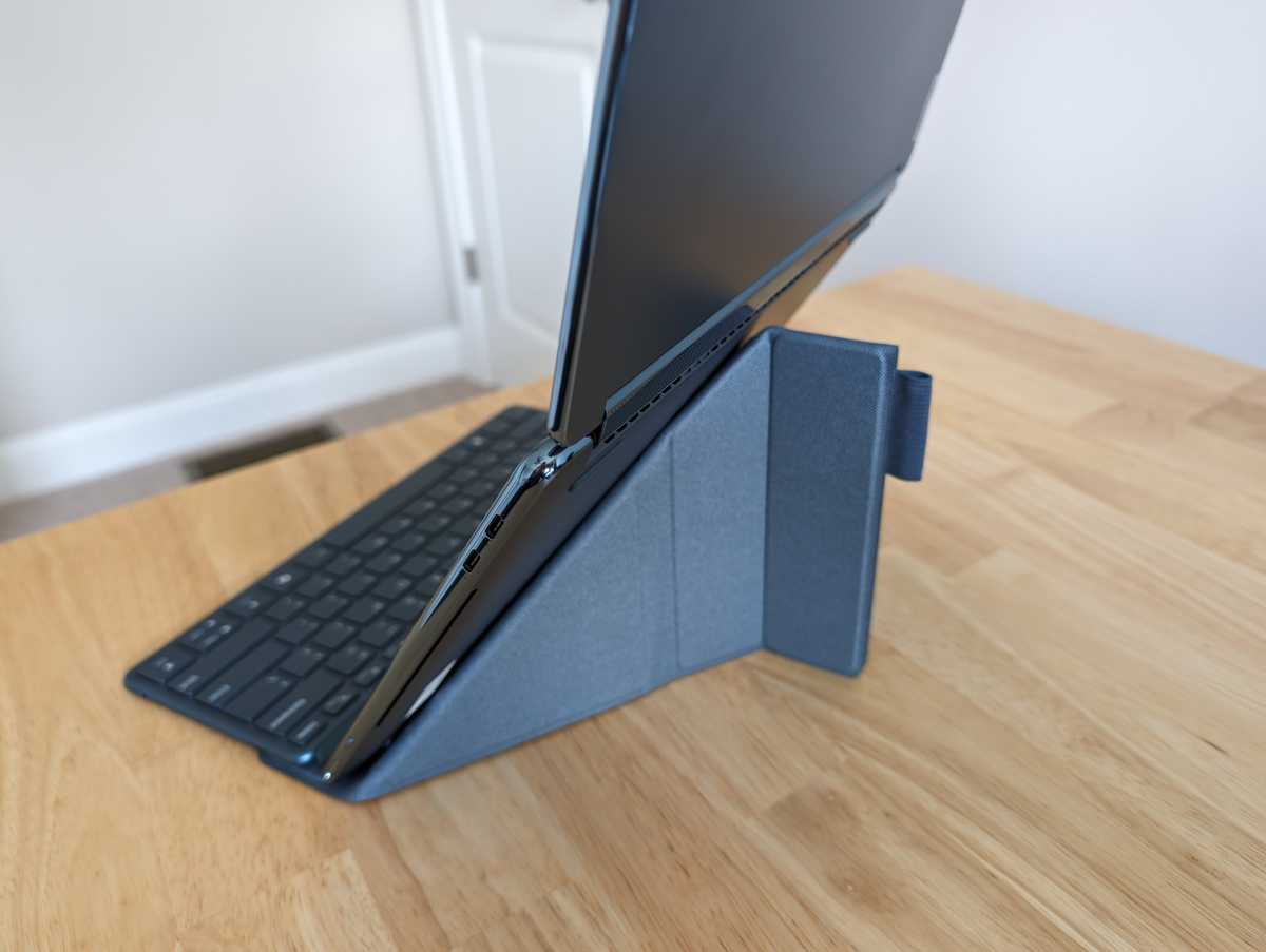 Lenovo Yoga Book keyboard, lower position