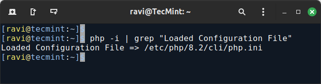 Locate php.ini File From Commandline