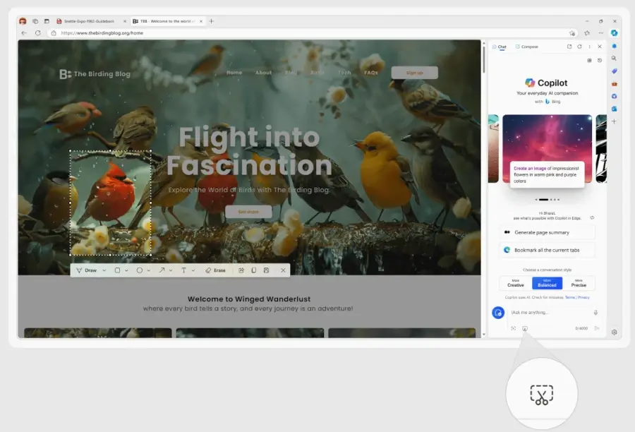 Microsoft Edge Copilot AI