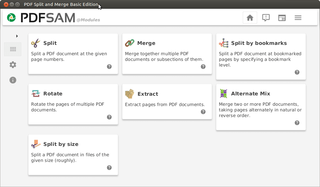 PDFsam - Split and Merge PDF Files