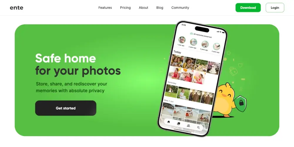 Ente - Private Cloud Storage for Photos