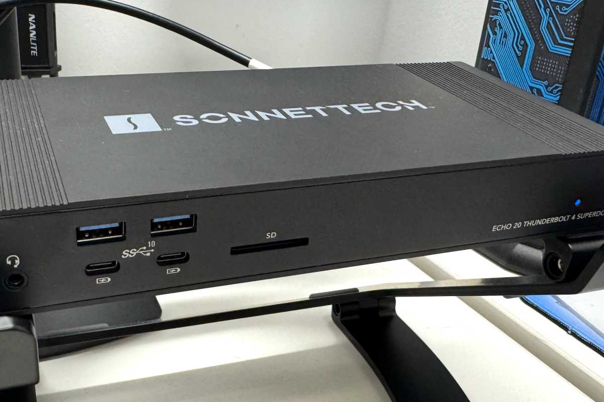 Sonnettech Thunderbolt docking station for laptops