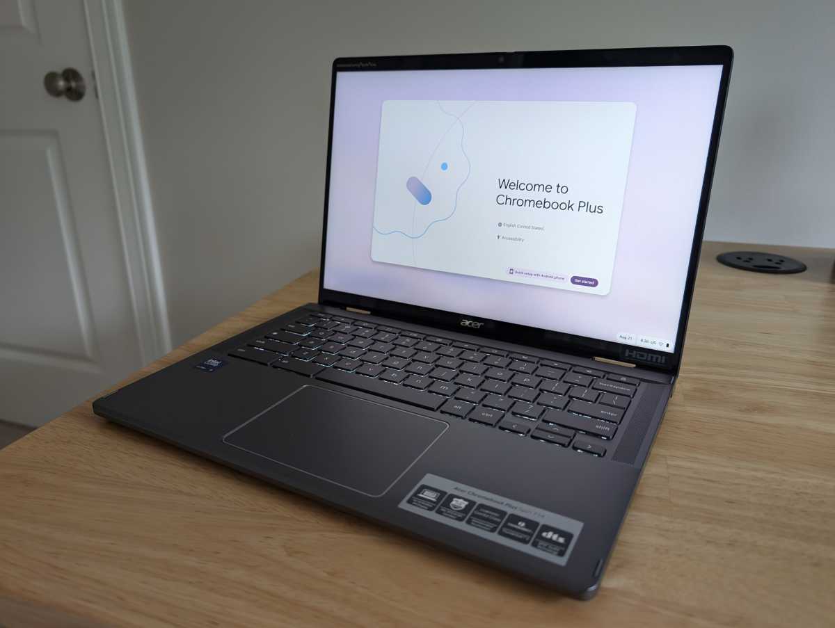 Acer Chromebook Plus Spin 714 hero