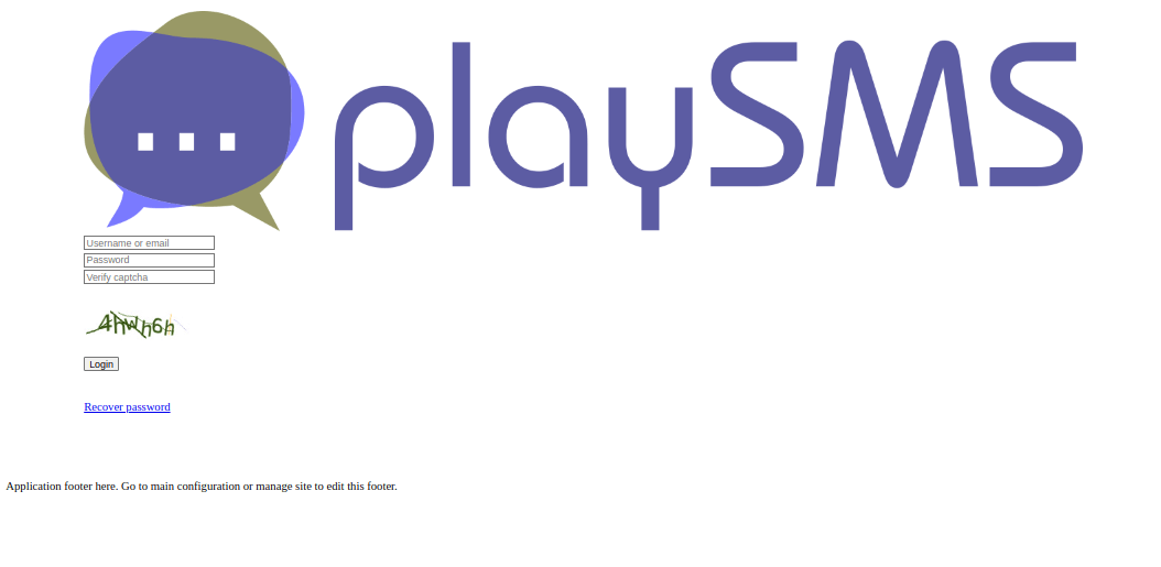 playSMS Web Portal