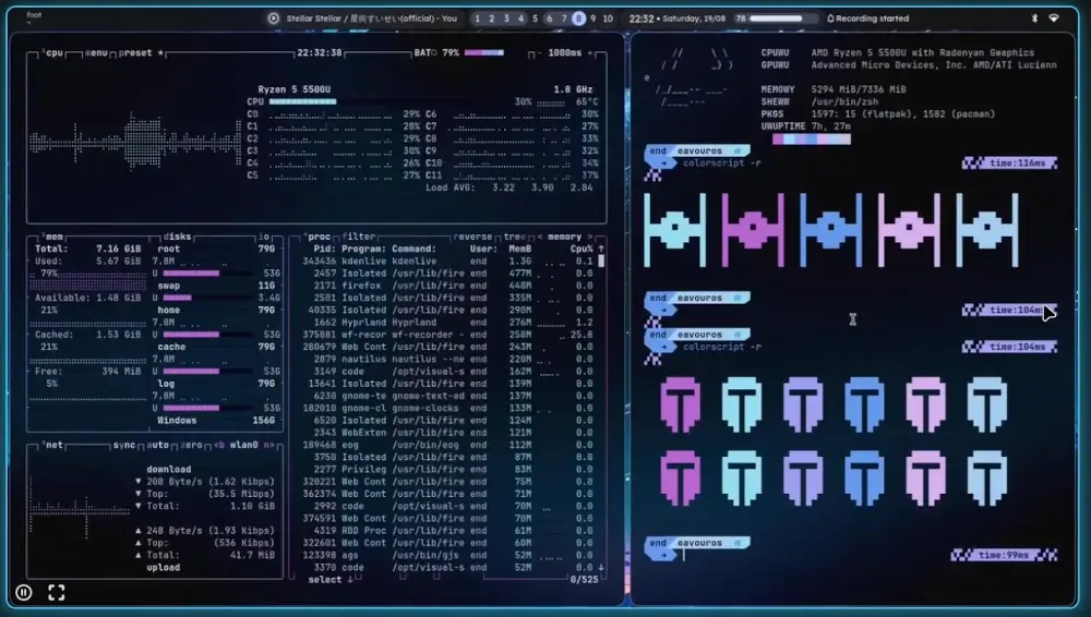 Hyprland - Tiling Wayland Compositor