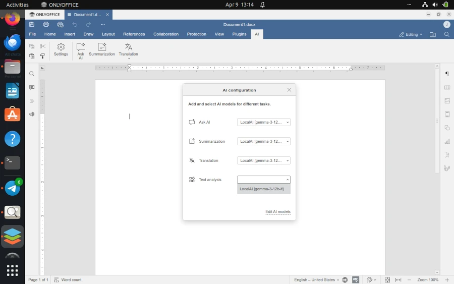 LocalAI Model Configurartion